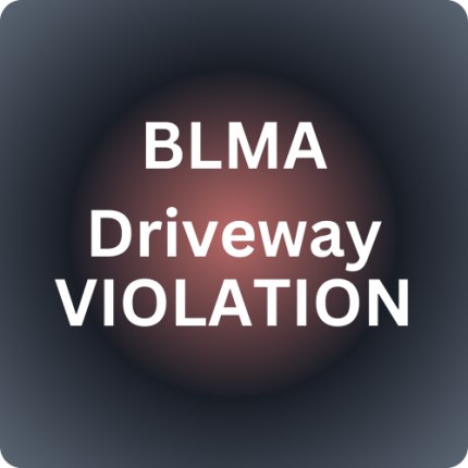 Driveway Violation