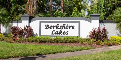 Berkshire Lakes Master Association Main Entrance Monument